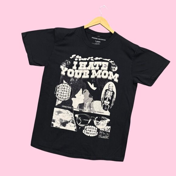 Phoebe Bridgers Punisher ICU I Hate Your Mom Rock Tee L - Picture 3 of 4